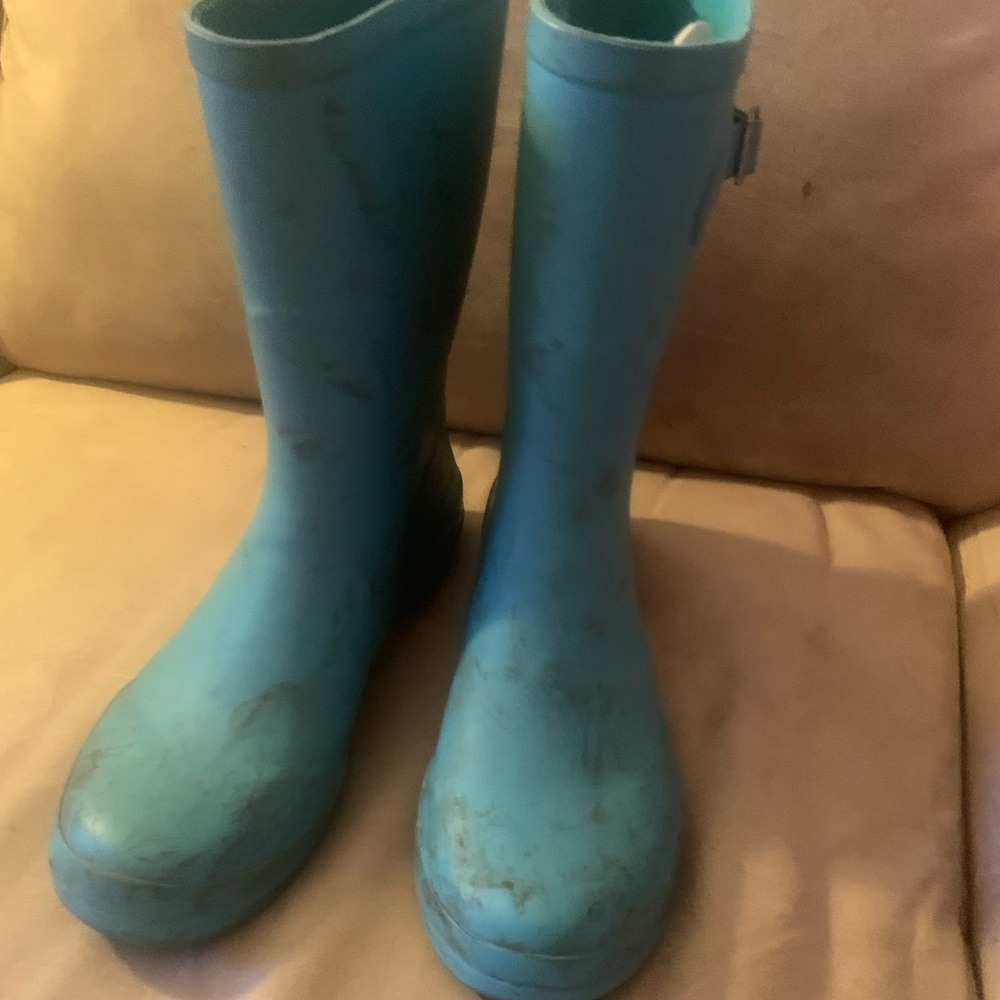 Blue rubber boots size 8 ‘Rachel’